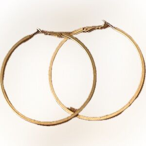 Elegant Gold Hoop Earrings